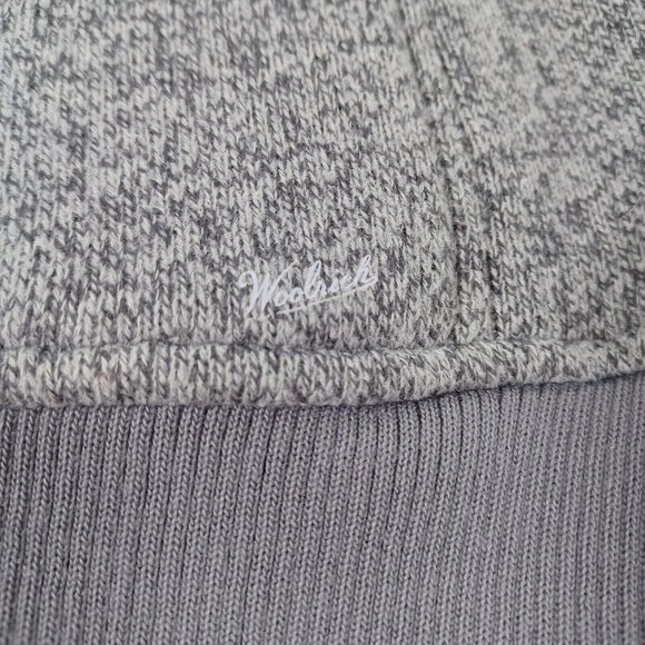Woolrich Women's Size Medium Full Zip Fleece Jacket Coat Gray Collared Soft - Picture 6 of 11